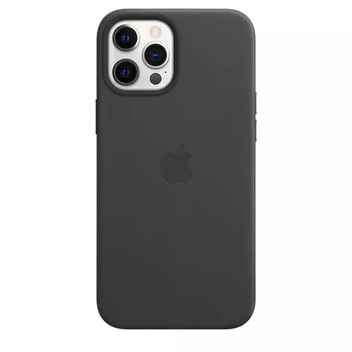 Apple iPhone 12 Pro Max Leather Case with MagSafe - Black