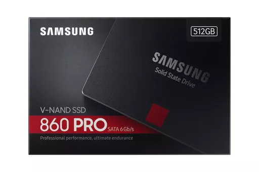 Samsung 860 PRO 2.5" 512 GB Serial ATA III V-NAND MLC