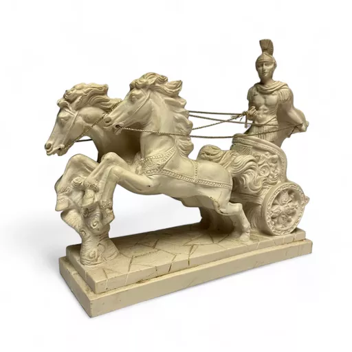 Resin Figurine - Chariot and Horses