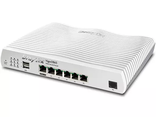Draytek Vigor 2865 wired router Gigabit Ethernet Grey, White