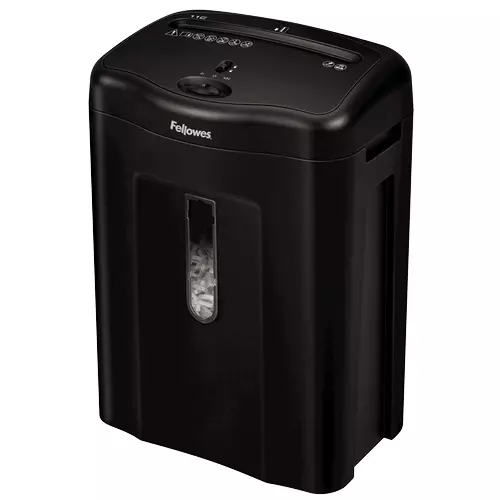 Fellowes Powershred 11C paper shredder Cross shredding 23 cm Black