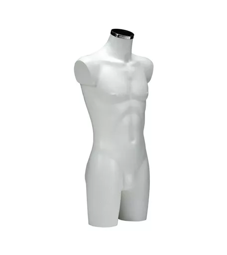 White Body Form Male Energy Bust