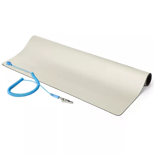 StarTech.com Anti Static Mat, ESD Mat for Electronics Repair, Anti Static Table/Desk Mat w/Detachable Grounding Wire, ANSI/ESD S 4.1, Flexible Thermoplastic Work Pad/Mat, 23x47 in (60x120cm)
