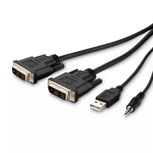 Belkin F1DN2CCBL-DH-6 KVM cable Black 1.8 m