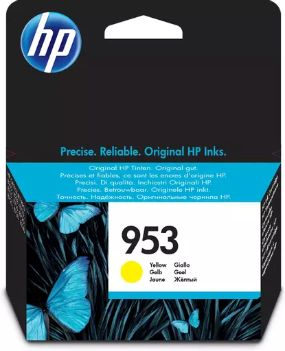 HP F6U14AE/953 Ink cartridge yellow, 630 pages 9ml for HP OfficeJet Pro 7700/8210/8710