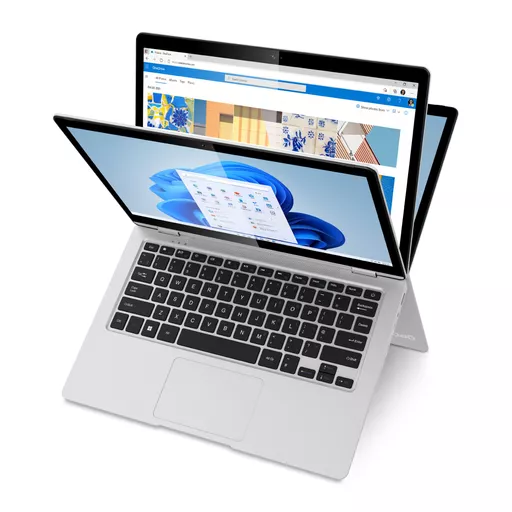 Geo Computers GeoFlex 230 Hybrid (2-in-1) 33.8 cm (13.3") Touchscreen Full HD Intel® Pentium® Silver N5030 4 GB LPDDR4-SDRAM 128 GB SSD Wi-Fi 5 (802.11ac) Windows 11 Home in S mode Silver