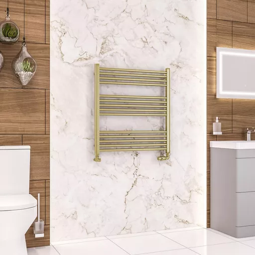 Wendover Straight Multirail 800 x 750 Brushed Brass