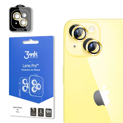 3mk - Lens Protection Pro (Yellow) - For iPhone 14