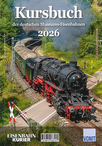 Kursbuch der deutschen Museums-Eisenbahnen 2026 (EK)