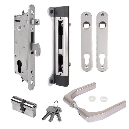 LOCINOX Gatelock Fiftylock Insert Set with Keep For 50mm Box Section SAA
