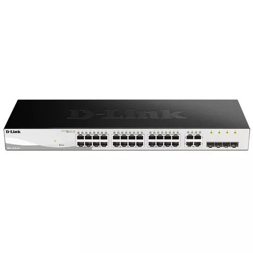 D-Link DGS-1210-24 network switch Managed L2 Gigabit Ethernet (10/100/1000) 1U Black