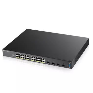 Zyxel XGS2210-28HP Managed L2 Gigabit Ethernet (10/100/1000) Power over Ethernet (PoE) 1U Black