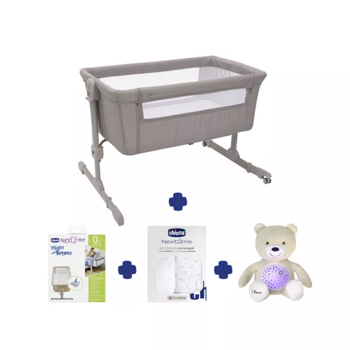 Chicco Next2Me Essential Bundle in Dove
