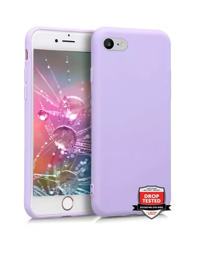 Silicone for iPhone SE/8/7 - Purple