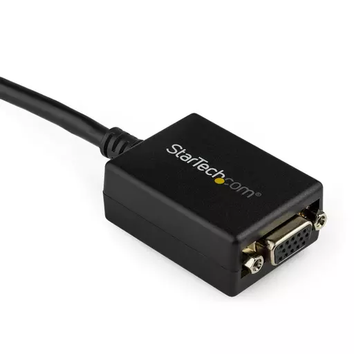 StarTech.com DisplayPort to VGA Adapter - Active DP to VGA Converter - 1080p Video - DisplayPort Certified - DP/DP++ Source to VGA Monitor Cable Adapter Dongle - Latching DP Connector
