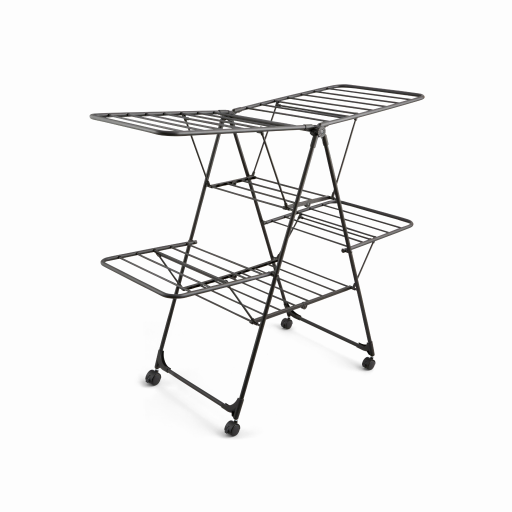 Swan Black Stealth Jumbo Collapsible Clothes Airer