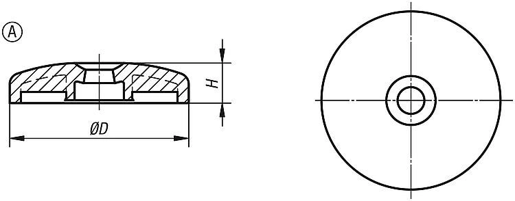 Swivel Plate. 60mm Diameter. Compatible With Spindle K0427.