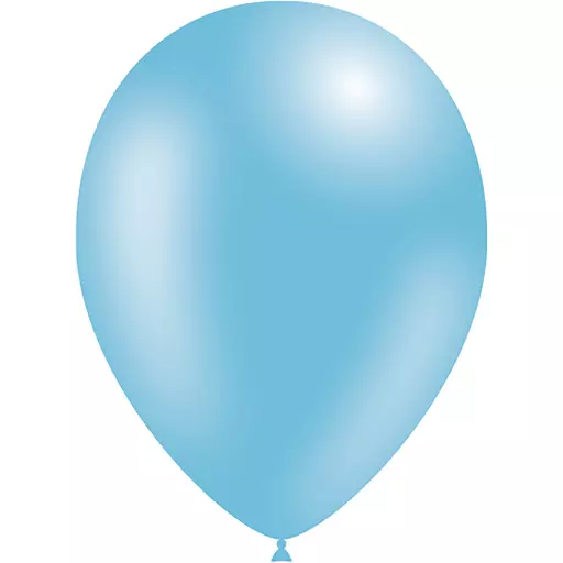 Latex Balloons - Light Blue - Pack of 50