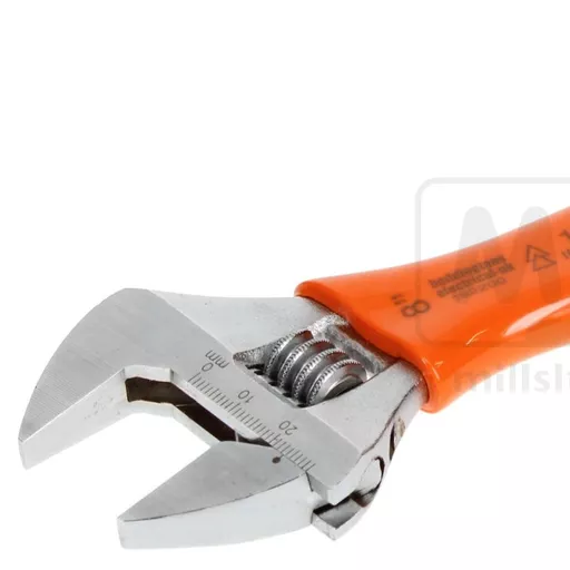 Boddingtons Electrical Insulated 200mm Adjustable Spanner with Measure