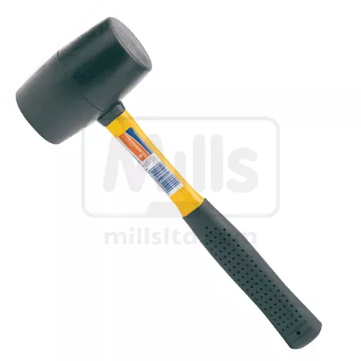 Rubber Mallet with Fibreglass Shaft 680g (24oz)