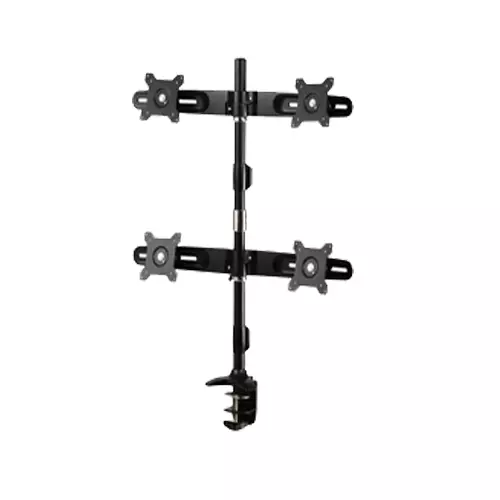 Amer AMR4C monitor mount / stand 61 cm (24") Clamp Black