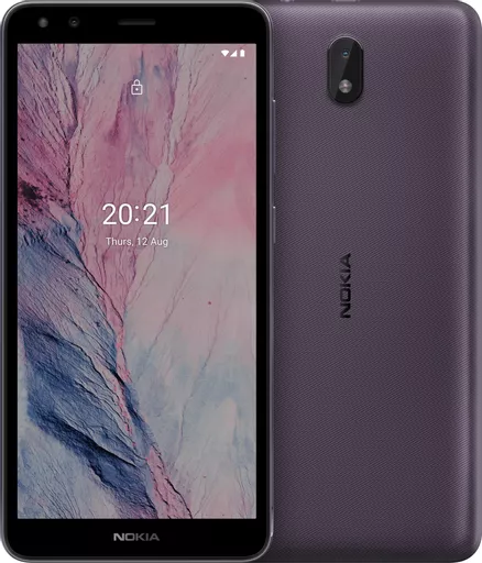 Nokia C C01 Plus 5.45 Inch Android (Go Edition) UK SIM Free Smartphone with 1 GB RAM and 16 GB Storage (Dual SIM) - Purple