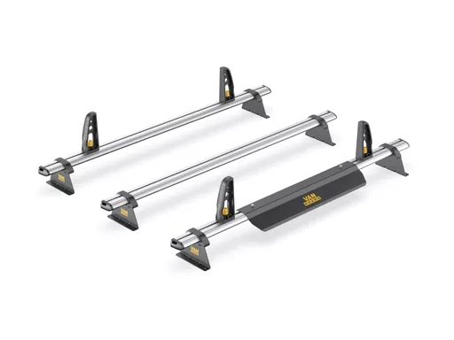 Nissan Primastar 2022-Onwards L1,L2, H1 - ULTI Bar+ (Aluminium) - 3 Roof Bars