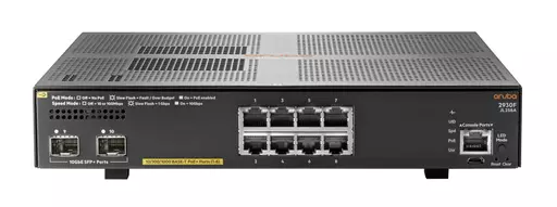 Aruba 2930F 8G PoE+ 2SFP+ Managed L3 Gigabit Ethernet (10/100/1000) Power over Ethernet (PoE) 1U Grey