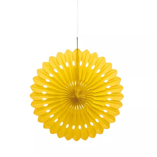 Yellow Decorative Fan