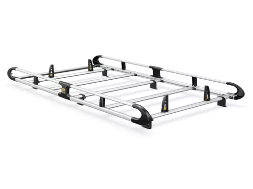 Ford Transit Connect 2014-2024 L2, H1 Twin Rear Doors - ULTI Rack+ (Aluminium) - 5 Bar Roof Rack