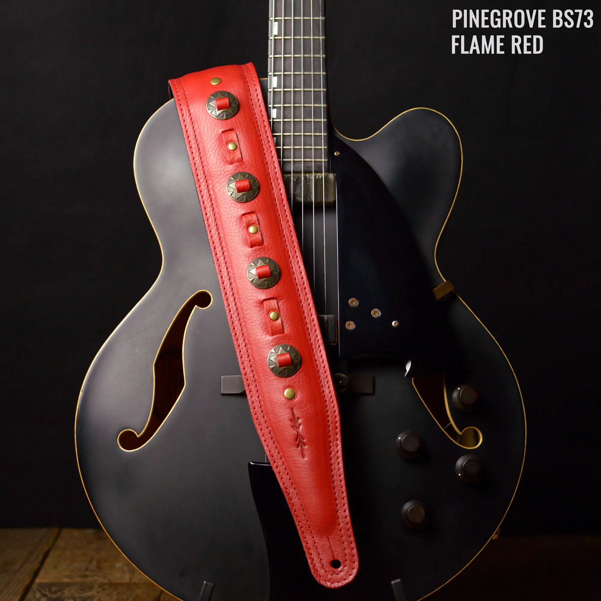 Pinegrove BS73 red Western guitar strap DSC_0083.jpg
