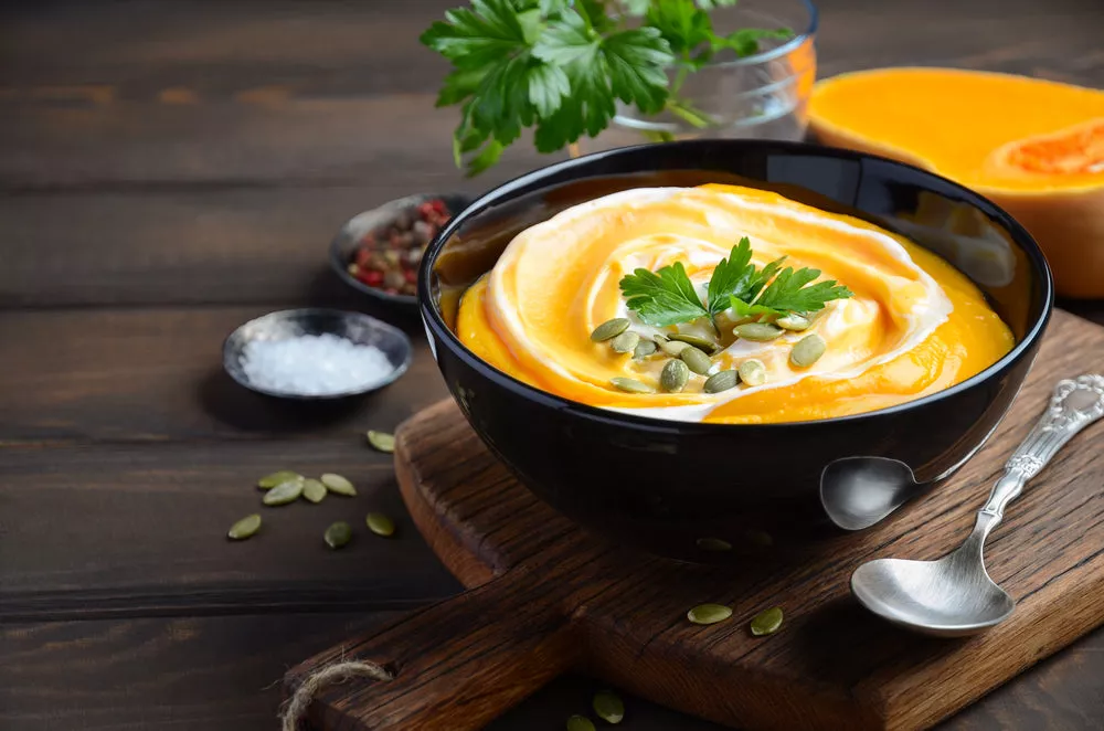 Autumn Pumpkin Cream Soup
