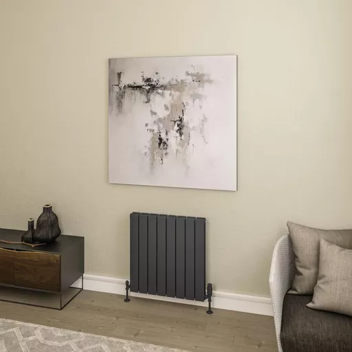 Addington II Radiator 600 x 596 Type20 Matt Anthracite