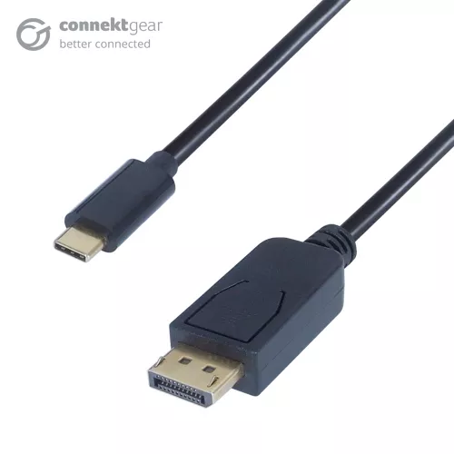 connektgear 2m USB 3.1 Connector Cable Type C male to DisplayPort male