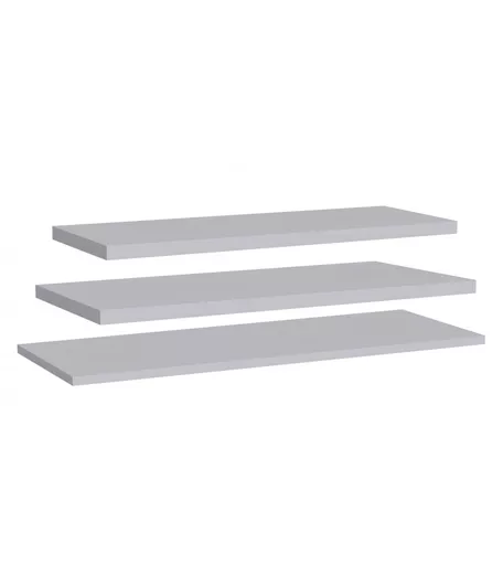 Pewter Melamine Shelf - Various Widths Available