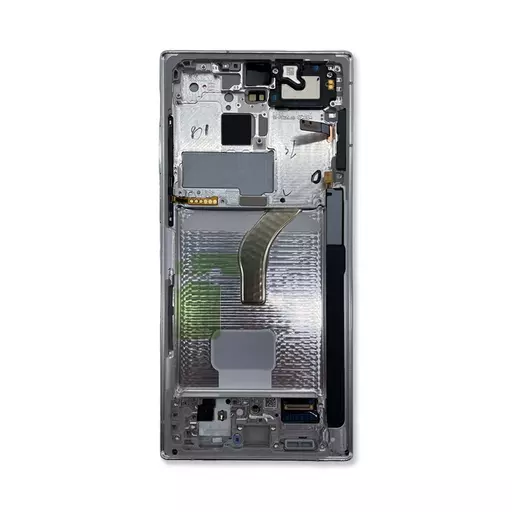 OLED Screen Assembly (Service Pack) (Phantom White) - Galaxy S22 Ultra 5G (S908)