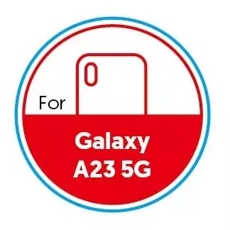 Smartphone Circular 20mm Label - Galaxy A23 5G - Red