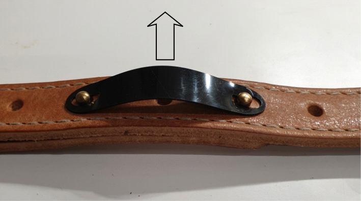 From a guide for adjusting Pinegrove Leather straps