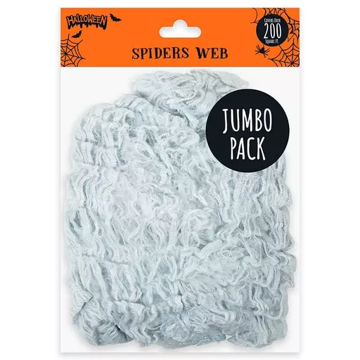 Halloween Jumbo Spider Web 100g