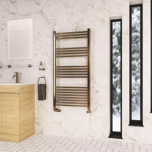 Wendover Straight Multirail 1200 x 600 Brushed Bronze