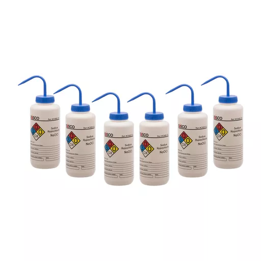 Wash Bottle For SODIUM HYPOCHLORITE (BLEACH)1000ml4 Color
