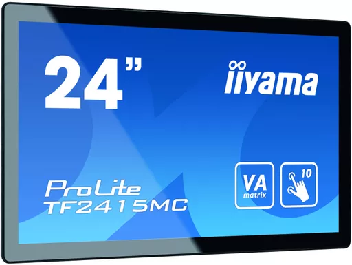 iiyama ProLite TF2415MC-B2 computer monitor 60.5 cm (23.8") 1920 x 1080 pixels Full HD LCD Touchscreen Multi-user Black