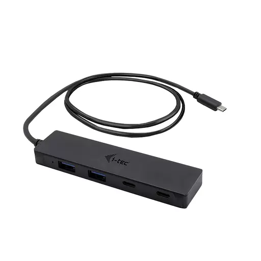i-tec Metal USB-C HUB 2x USB 3.0 + 2x USB-C, with 85cm USB-C cable