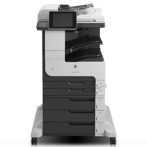 HP LaserJet Enterprise 700 MFP M725z, Black and white, Printer for Business, Print, copy, scan, fax, 100-sheet ADF; Front-facing USB printing; Scan to email/PDF; Two-sided printing