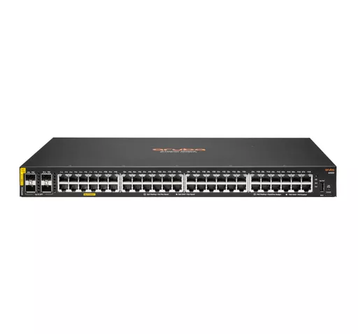 HPE Aruba Networking CX 6000 48G Class4 PoE 4SFP 740W Managed L3 Gigabit Ethernet (10/100/1000) Power over Ethernet (PoE) 1U