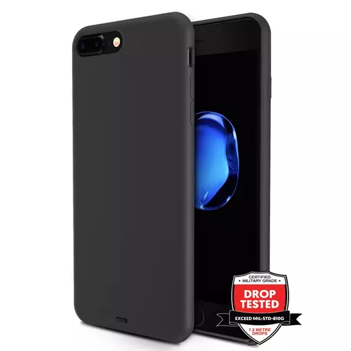 Silicone for iPhone 8/7 Plus - Black