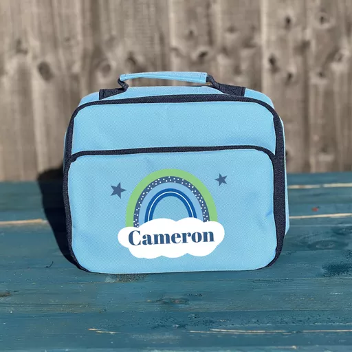 Blue Rainbow Lunch Bag
