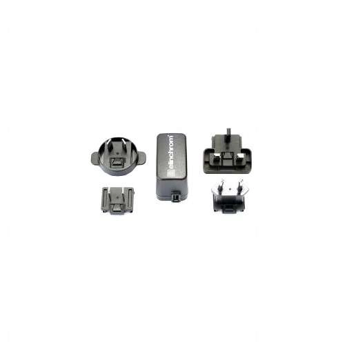 Elinchrom International Micro-USB charger Kit  EUR, UK, US, AUS  For Elinchrom Remote Control & Bridge