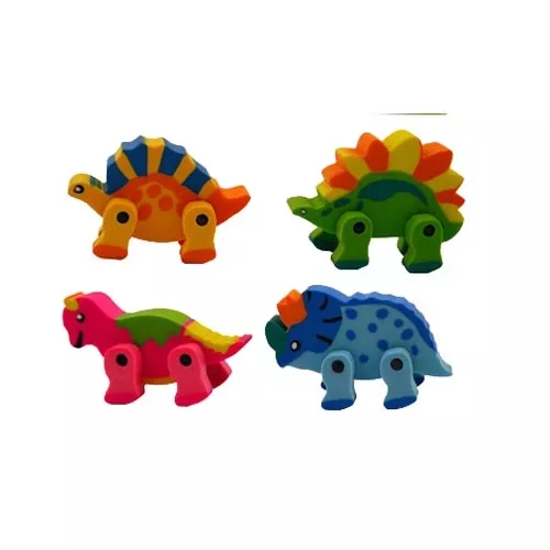 Dinosaur Jointed Eraser - Pack of 72