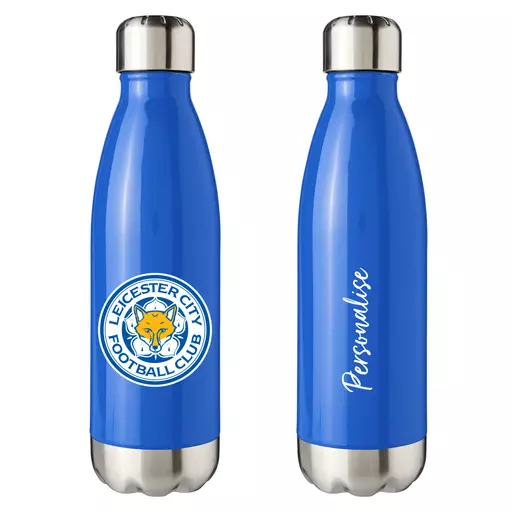 Leicester City FC Crest Blue Insulated Water Bottle.jpg